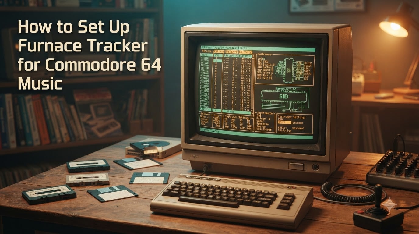 How to Set Up Furnace Tracker for Commodore 64 Music