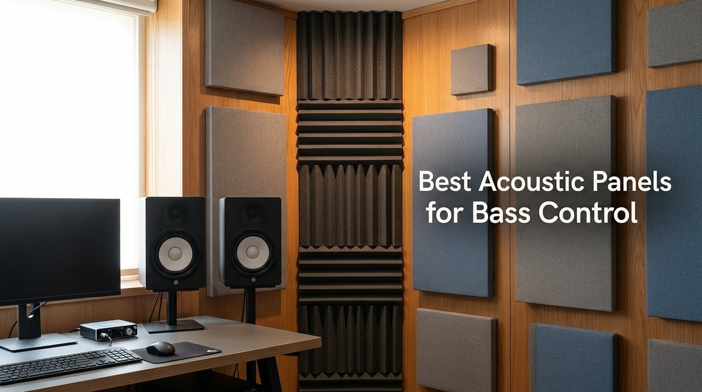 Best Acoustic Panels for Bass Control