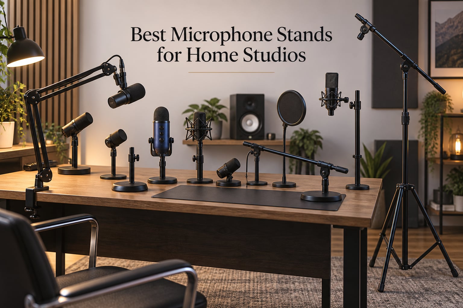 Best Microphone Stands for Home Studios