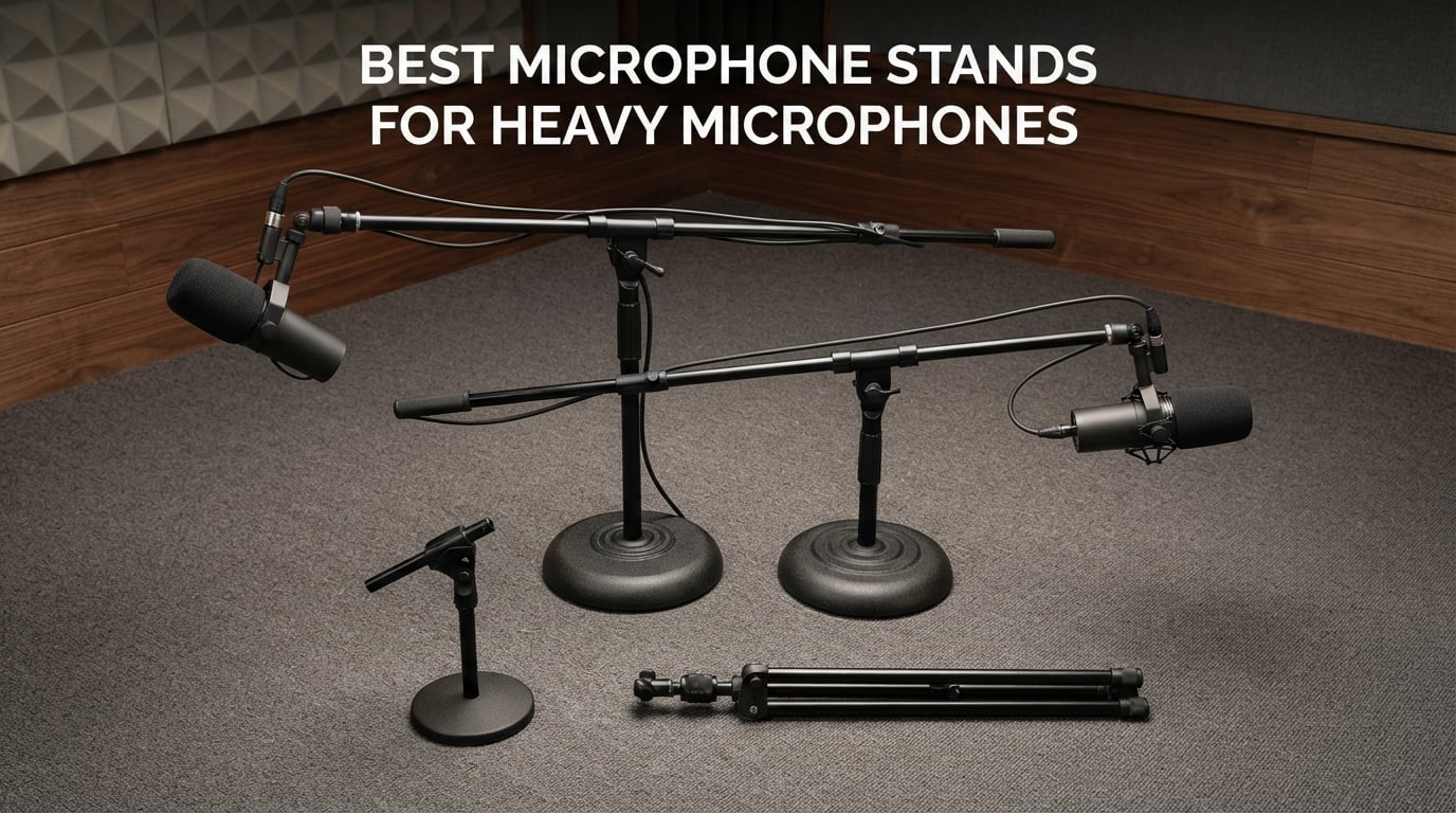 Best Microphone Stands for Heavy Microphones