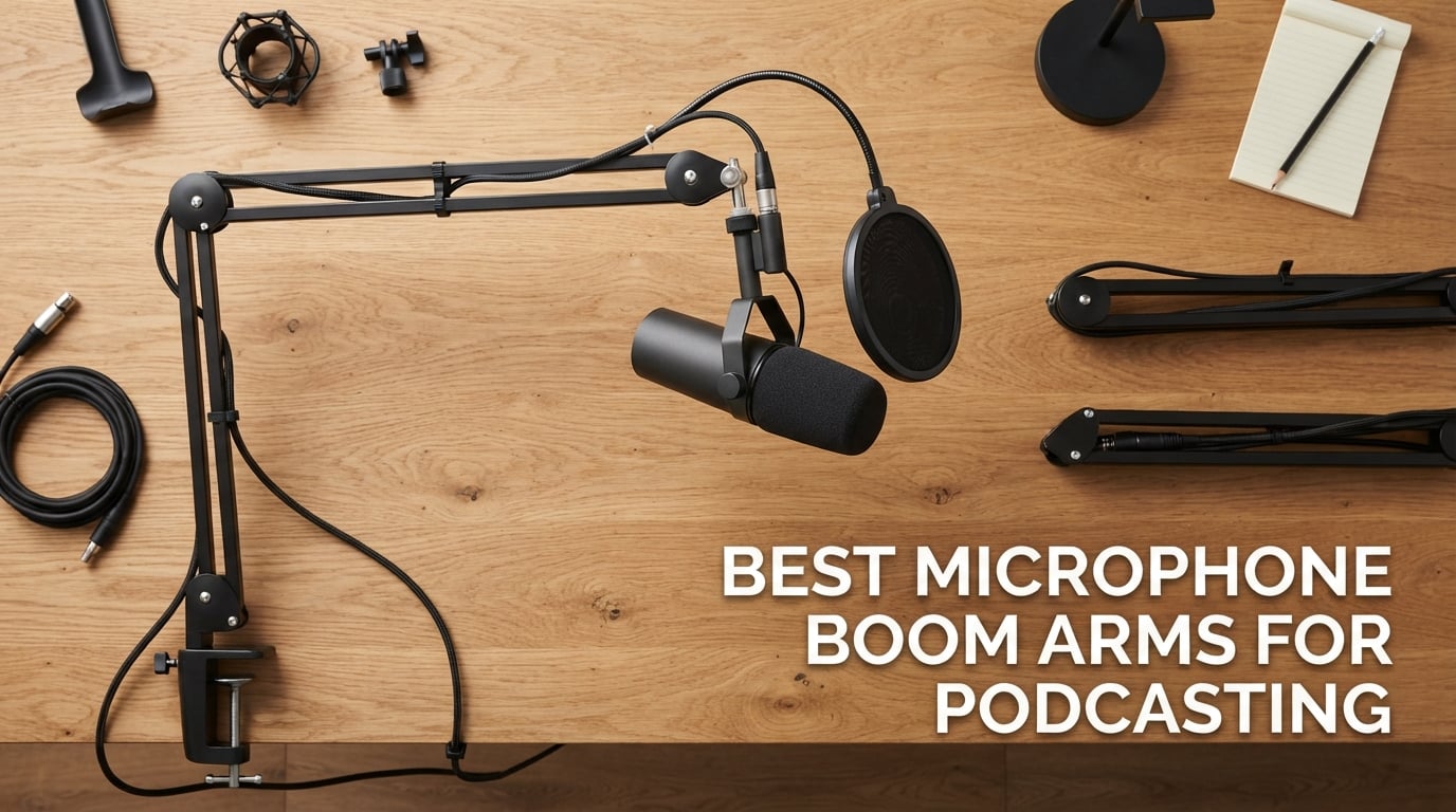 Best Microphone Boom Arms for Podcasting