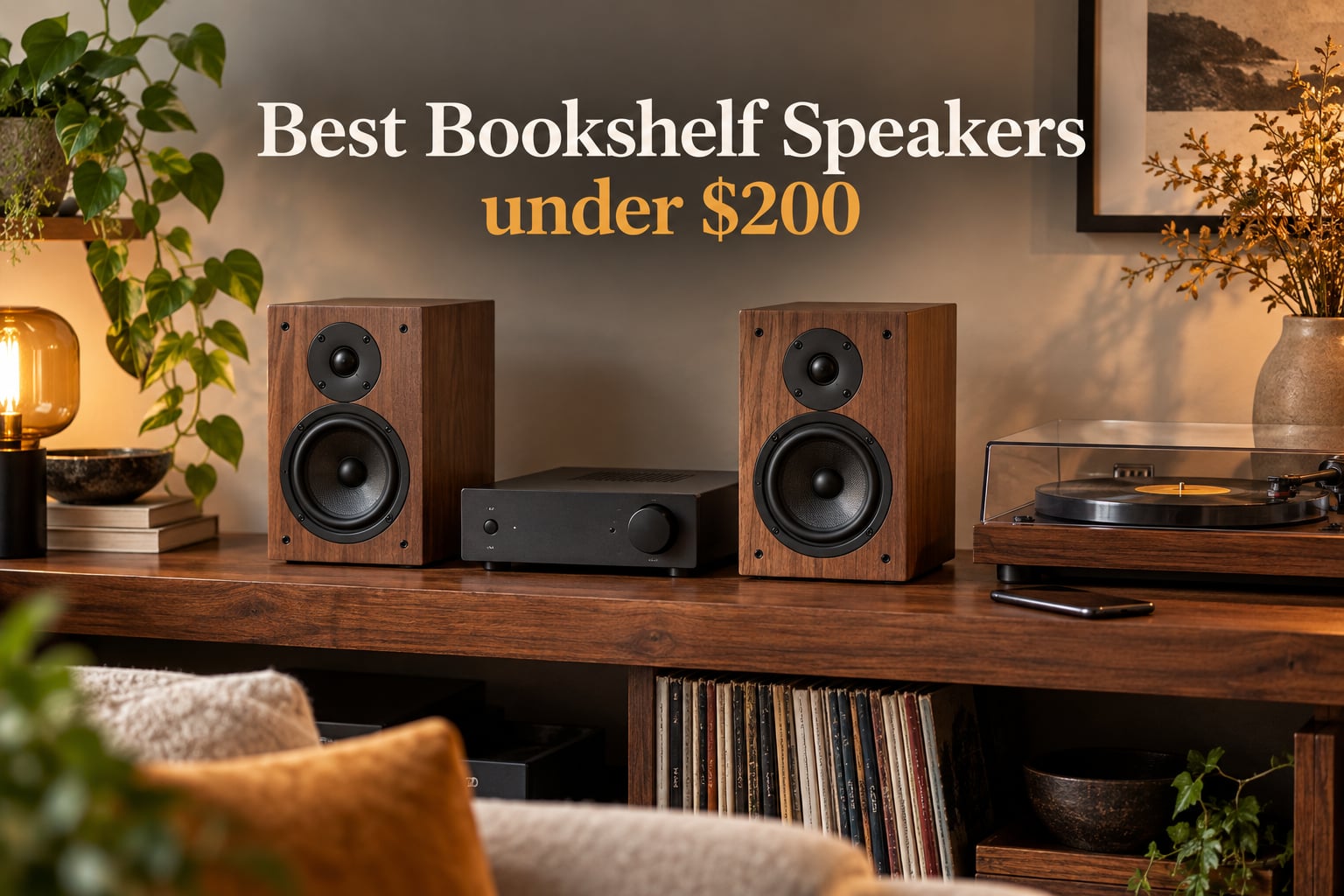 Best Bookshelf Speakers under $200
