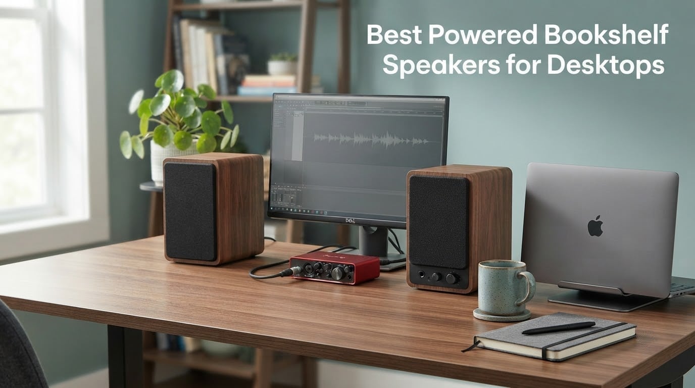 Best Powered Bookshelf Speakers for Desktops