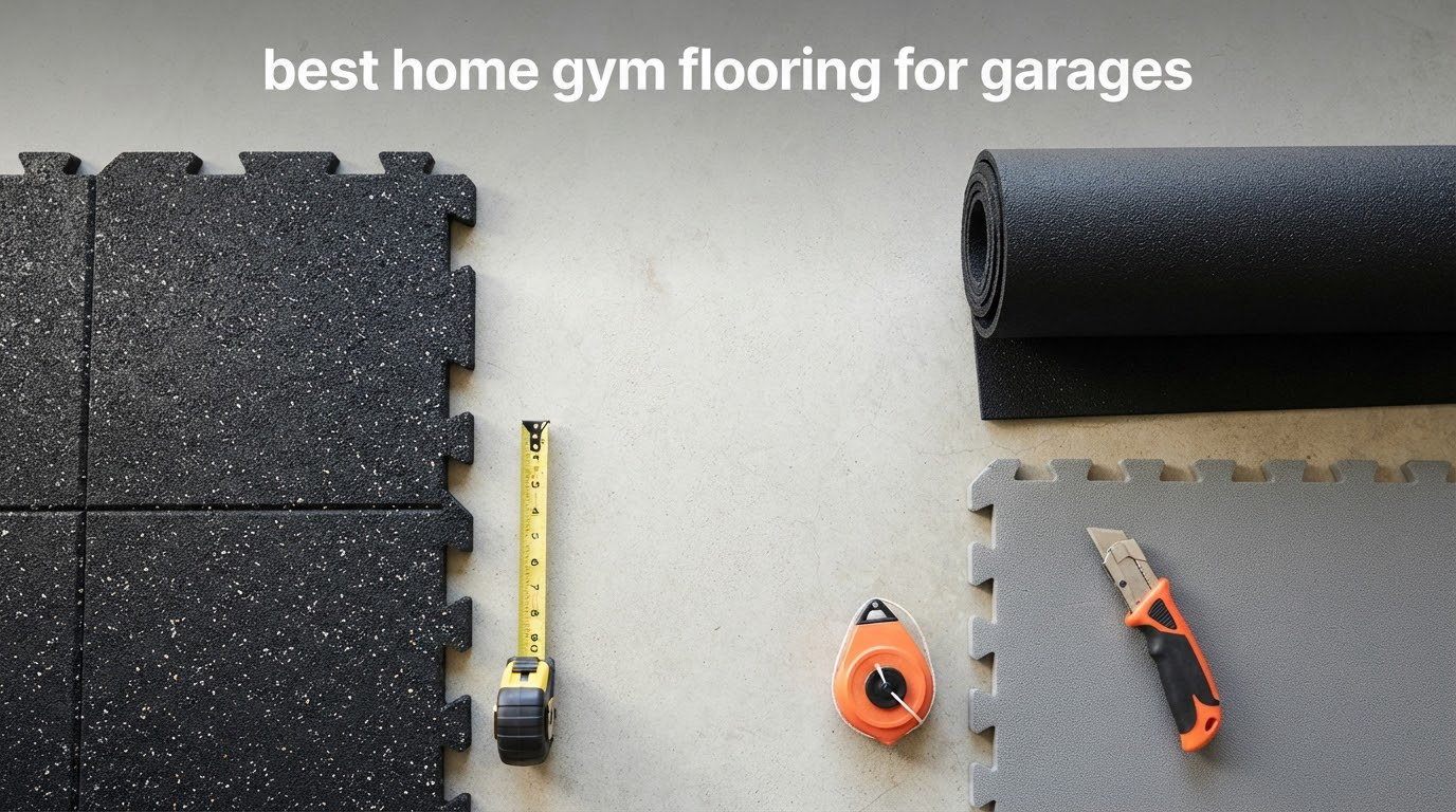 best home gym flooring for garages