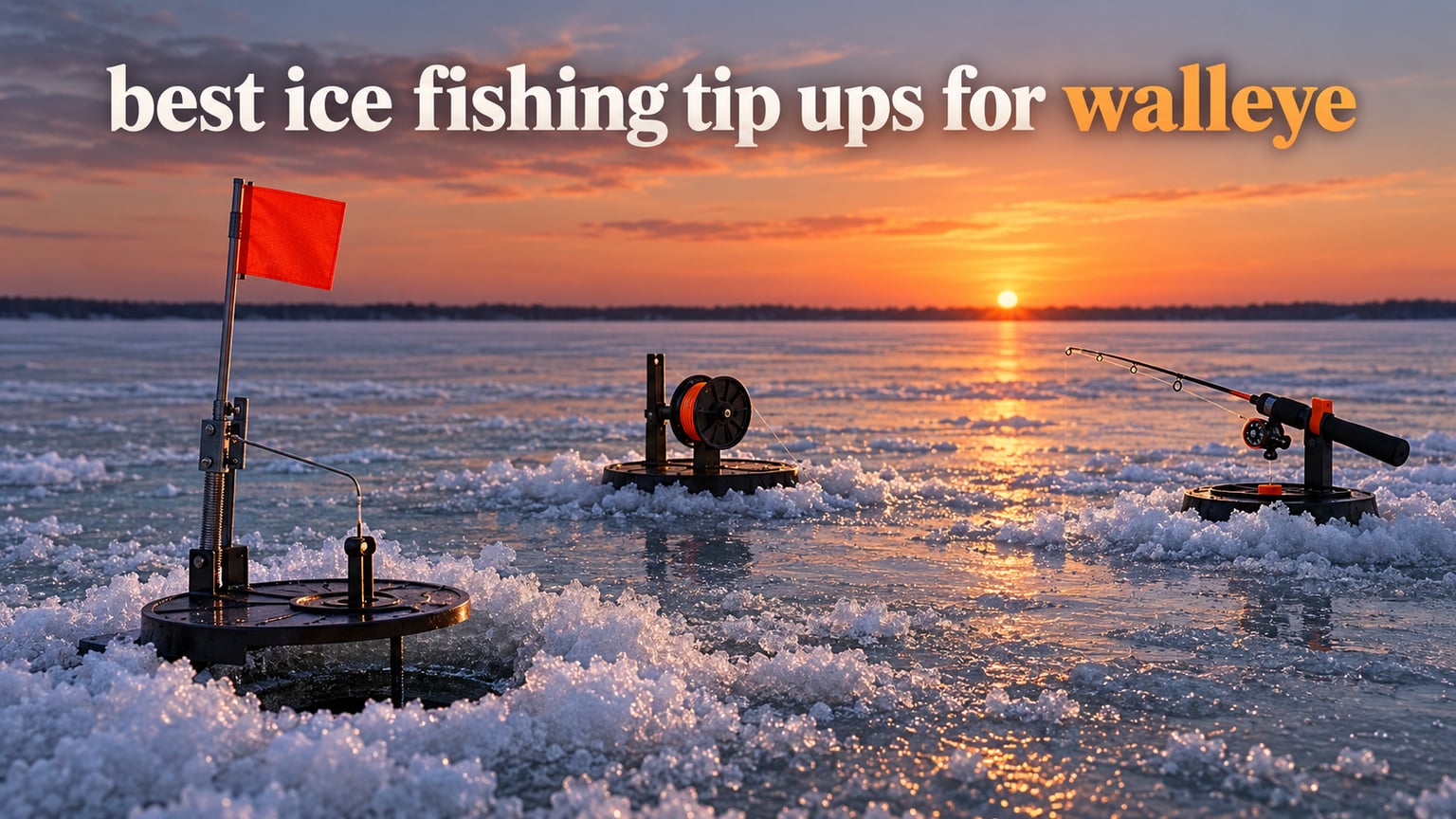 best ice fishing tip ups for walleye
