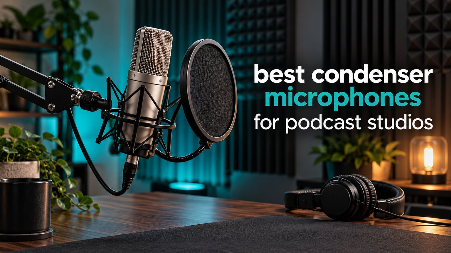 best condenser microphones for podcast studios